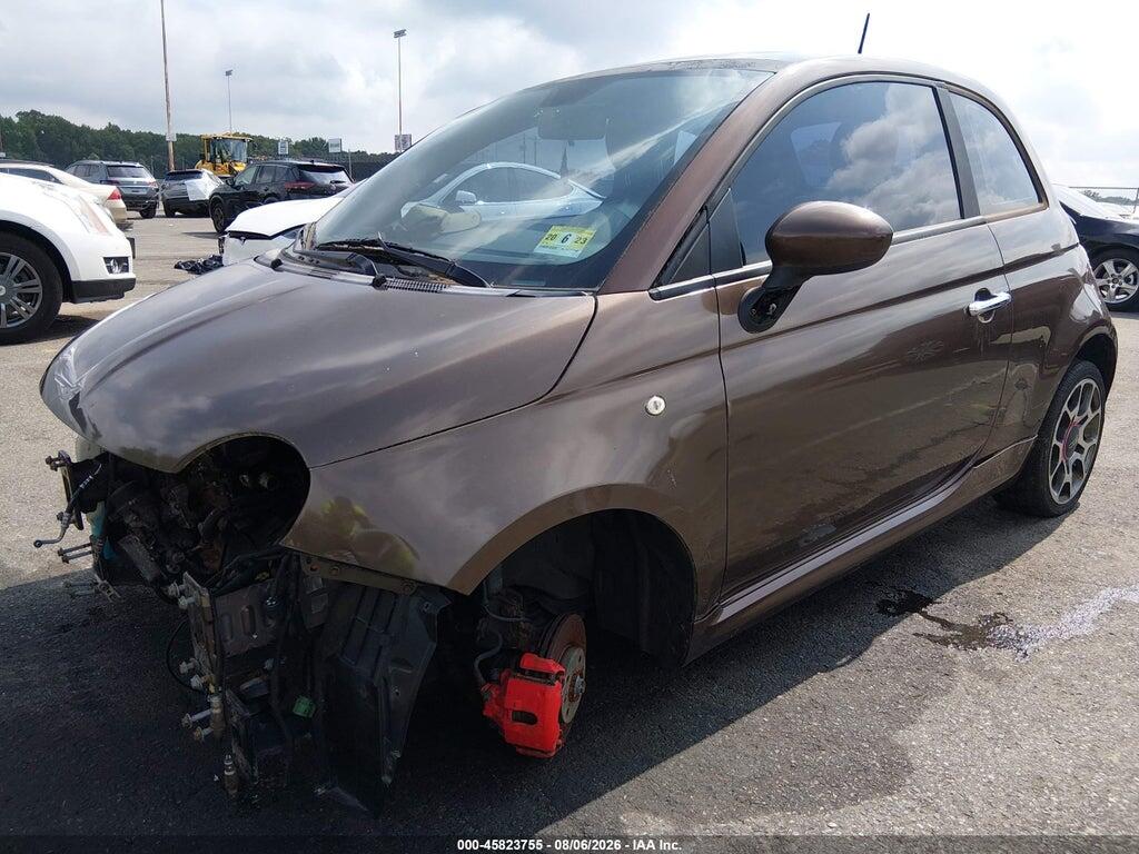 3C3CFFBR1CT112862 2012 FIAT 500 photo no. 2