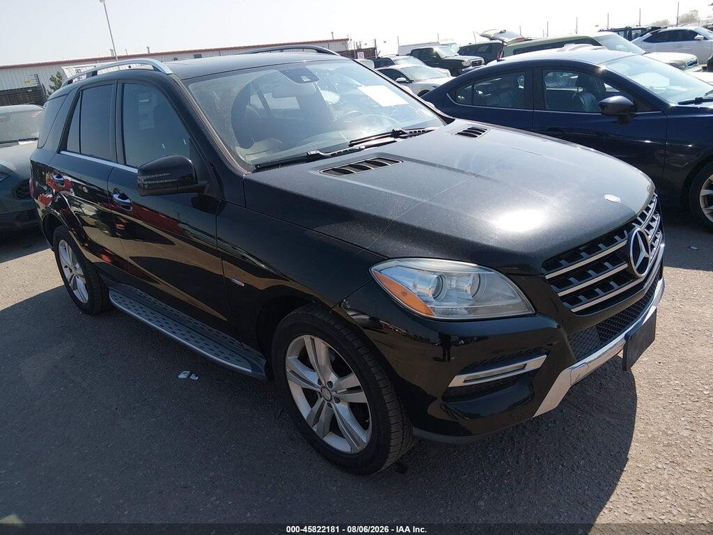 4JGDA5HB8CA068350 2012 MERCEDES-BENZ ML 350 photo no. 1