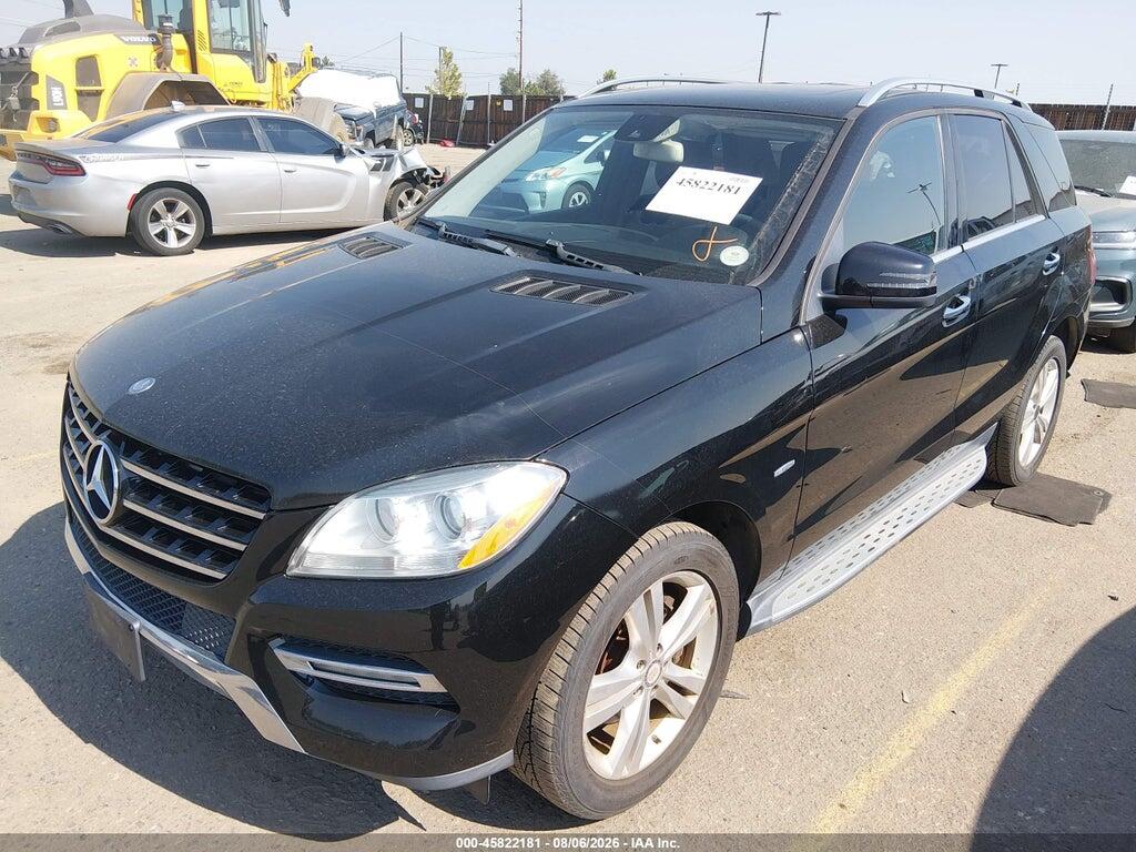 4JGDA5HB8CA068350 2012 MERCEDES-BENZ ML 350 photo no. 2