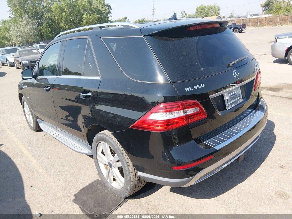 4JGDA5HB8CA068350 2012 MERCEDES-BENZ ML 350 photo no. 3