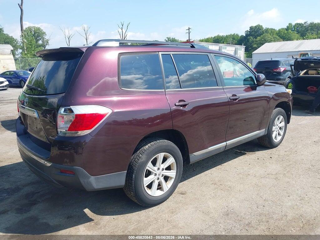 5TDBK3EH7CS124920 2012 TOYOTA HIGHLANDER photo no. 4