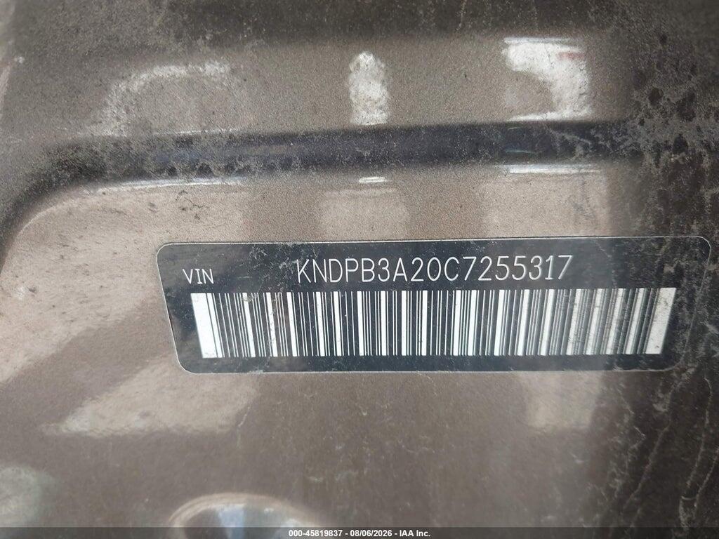 KNDPB3A20C7255317 2012 KIA SPORTAGE photo no. 9