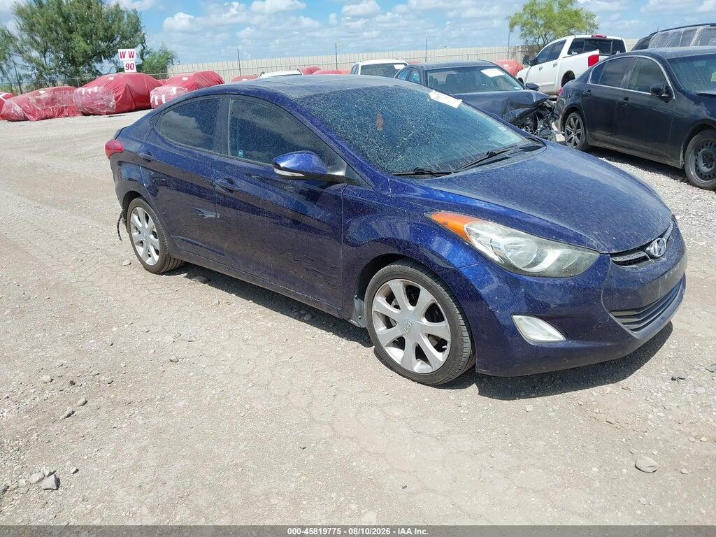 5NPDH4AE4CH132942 2012 HYUNDAI ELANTRA photo no. 1