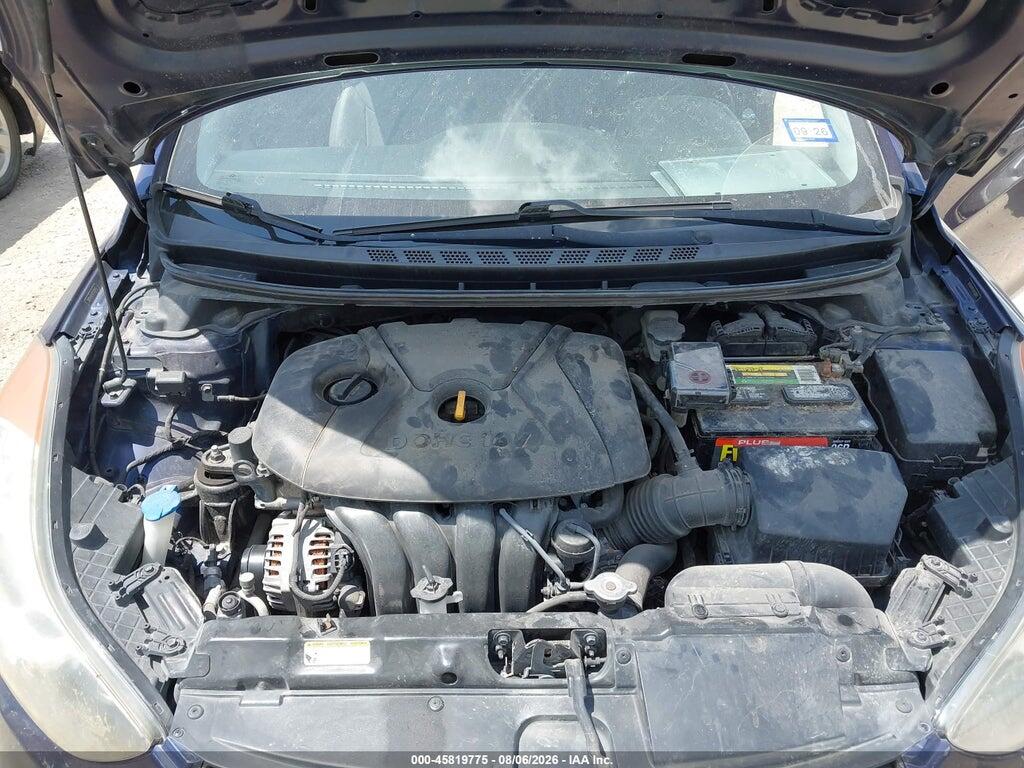 5NPDH4AE4CH132942 2012 HYUNDAI ELANTRA photo no. 10