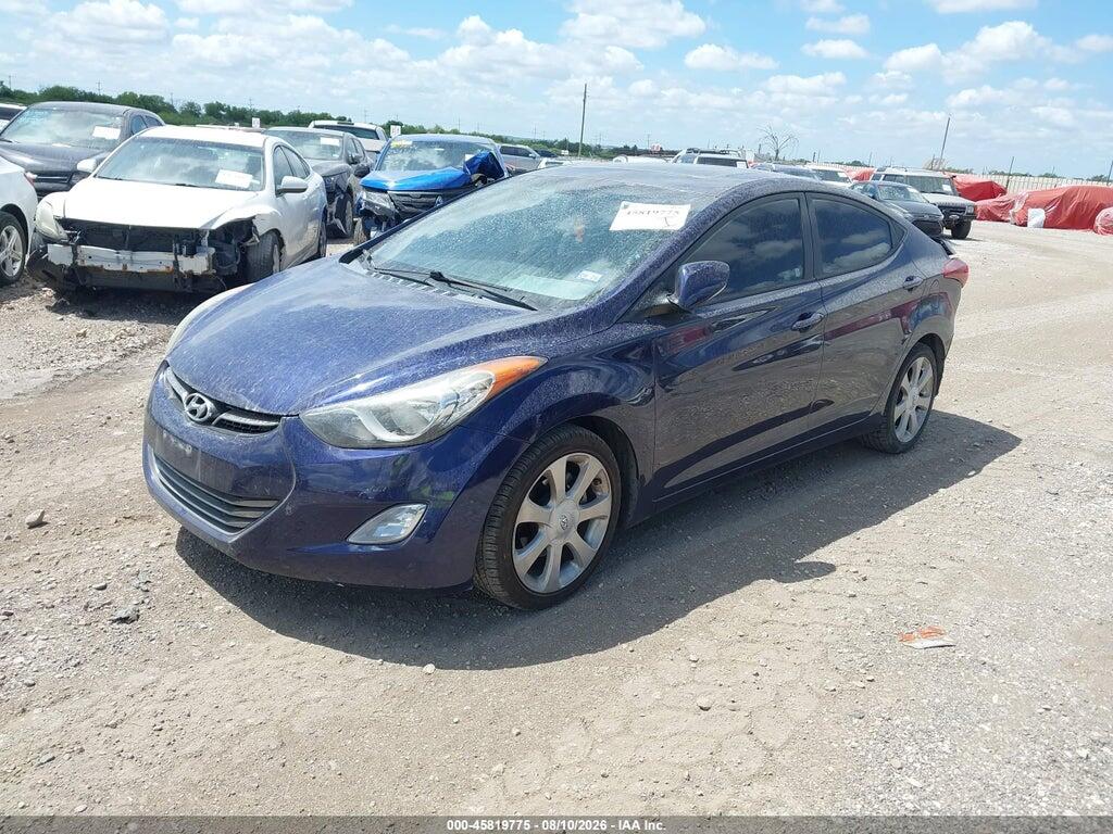 5NPDH4AE4CH132942 2012 HYUNDAI ELANTRA photo no. 2