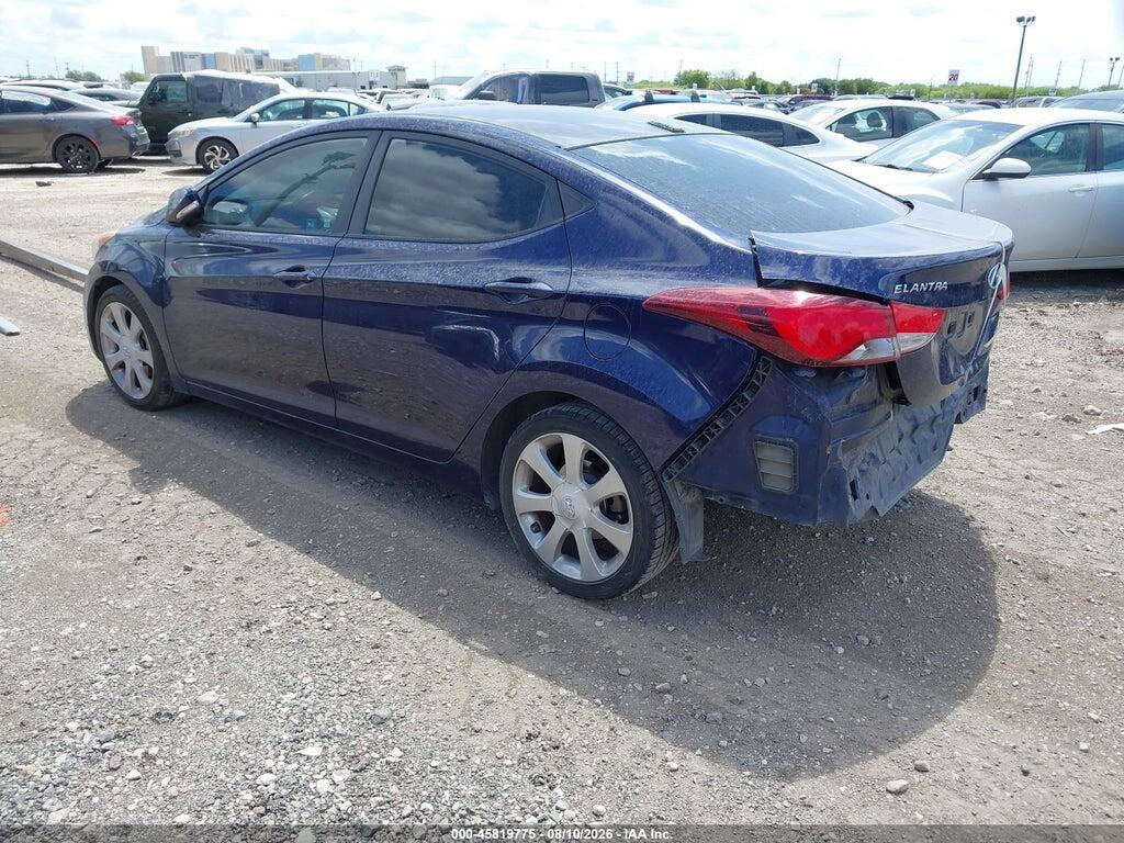 5NPDH4AE4CH132942 2012 HYUNDAI ELANTRA photo no. 3
