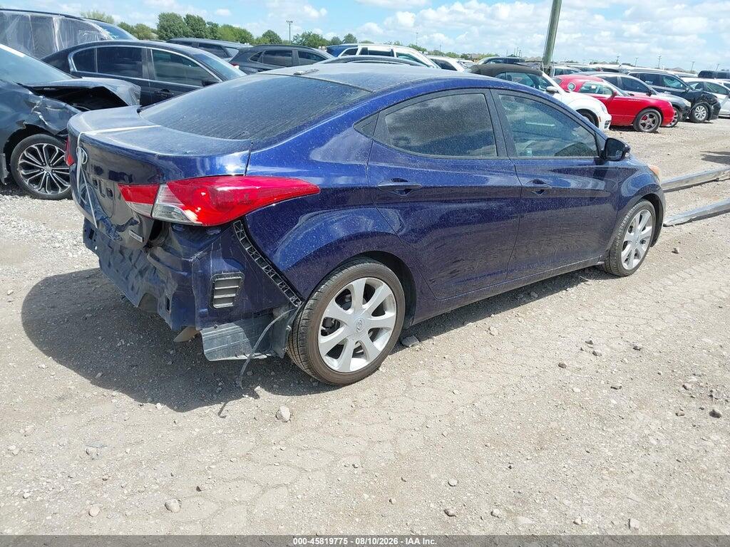 5NPDH4AE4CH132942 2012 HYUNDAI ELANTRA photo no. 4