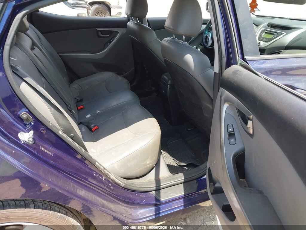 5NPDH4AE4CH132942 2012 HYUNDAI ELANTRA photo no. 8