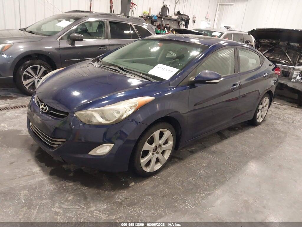 5NPDH4AE3CH095222 2012 HYUNDAI ELANTRA photo no. 2