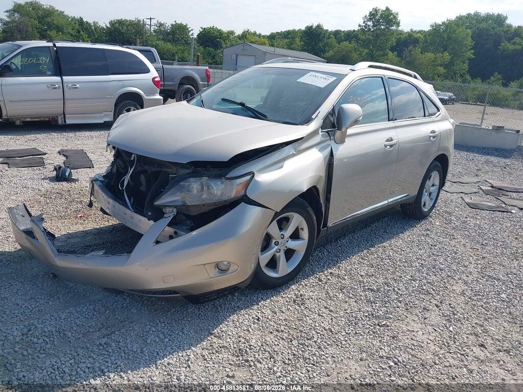 2T2BK1BA3CC130651 2012 LEXUS RX 350 photo no. 2