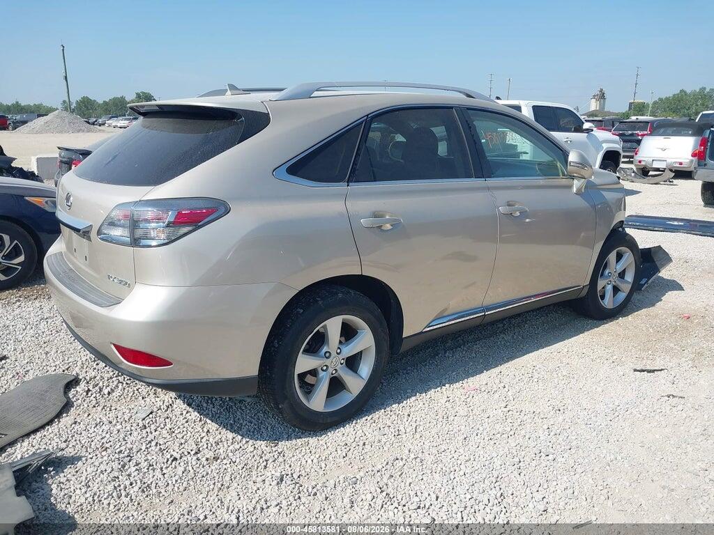 2T2BK1BA3CC130651 2012 LEXUS RX 350 photo no. 4