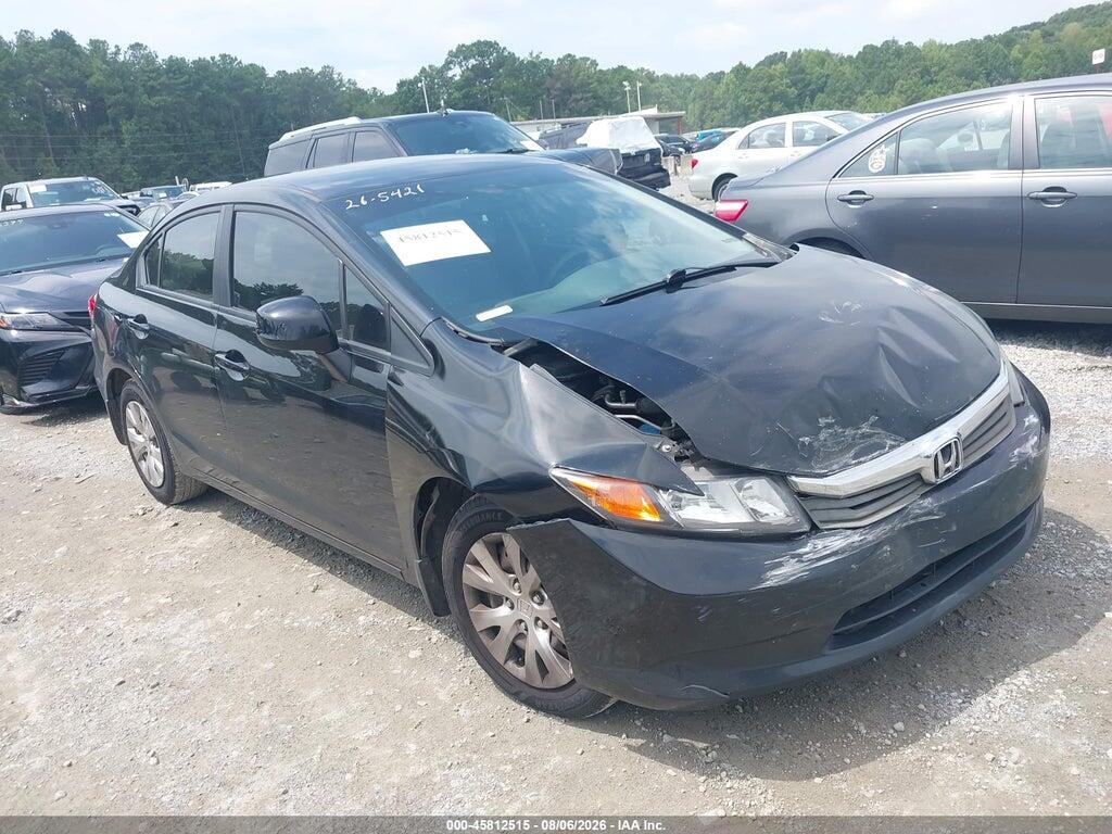 19XFB2F54CE094074 2012 HONDA CIVIC photo no. 1