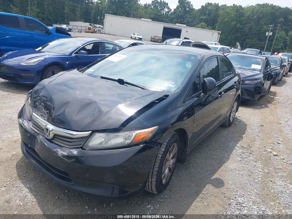 19XFB2F54CE094074 2012 HONDA CIVIC photo no. 2
