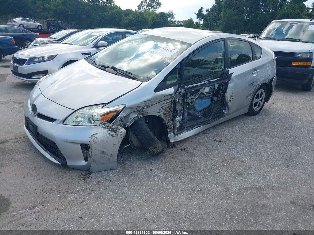 JTDKN3DU4C1519267 2012 TOYOTA PRIUS photo no. 2