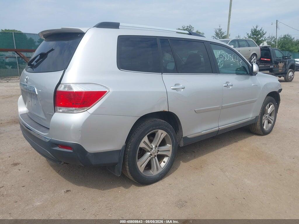 5TDDK3EH3CS095067 2012 TOYOTA HIGHLANDER photo no. 4