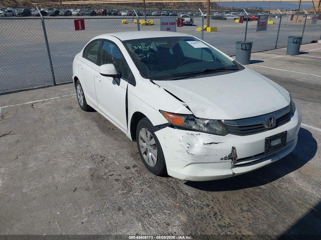 19XFB2E56CE005073 2012 HONDA CIVIC photo no. 1