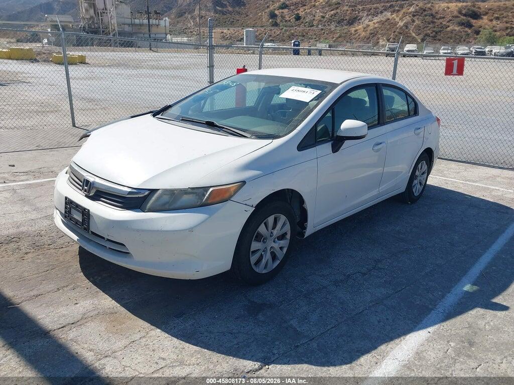19XFB2E56CE005073 2012 HONDA CIVIC photo no. 2