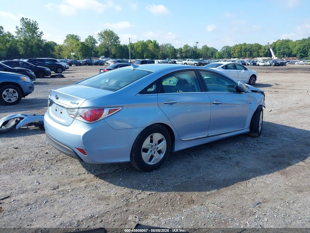 KMHEC4A46CA037764 2012 HYUNDAI SONATA HYBRID photo no. 4