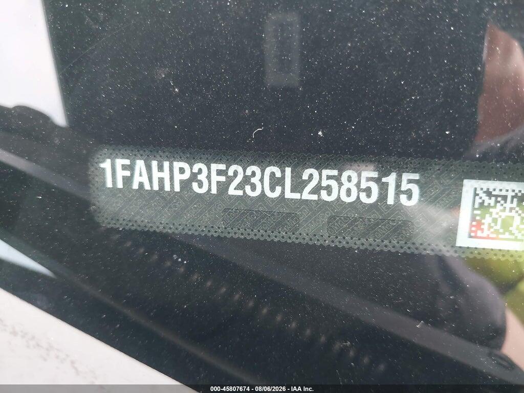 1FAHP3F23CL258515 2012 FORD FOCUS photo no. 9