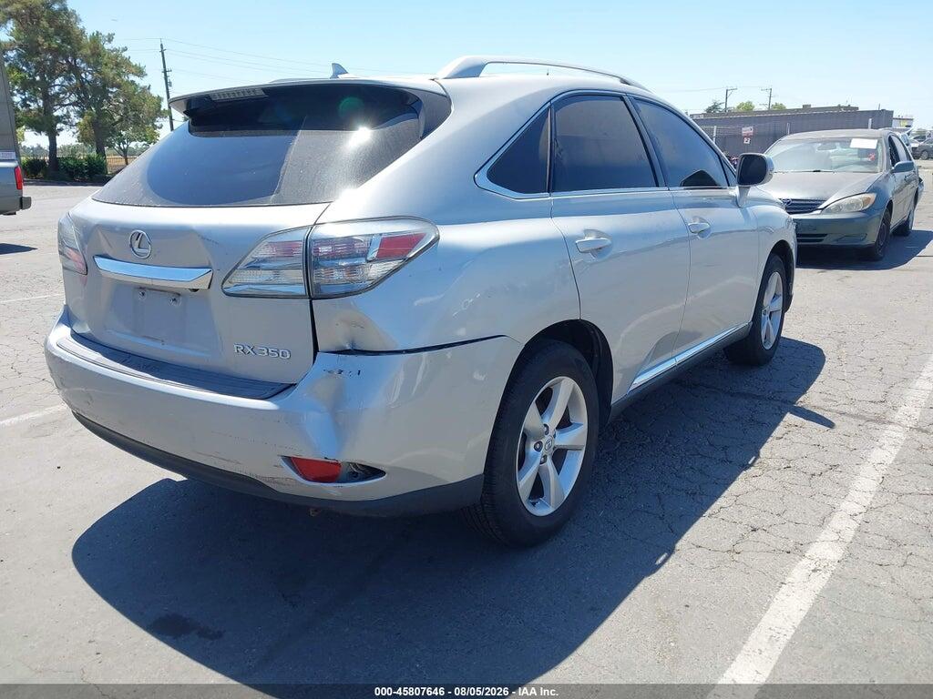 2T2ZK1BA3CC081868 2012 LEXUS RX 350 photo no. 4