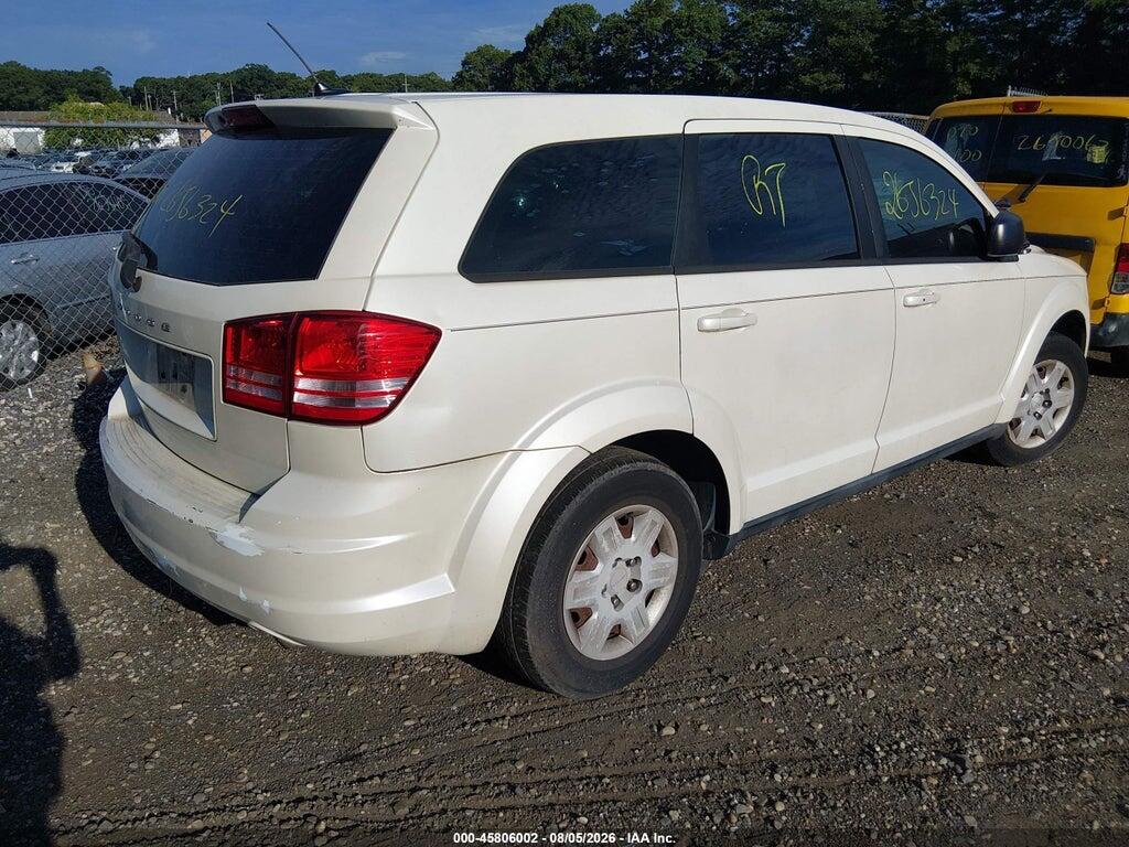 3C4PDCAB5CT390489 2012 DODGE JOURNEY photo no. 4