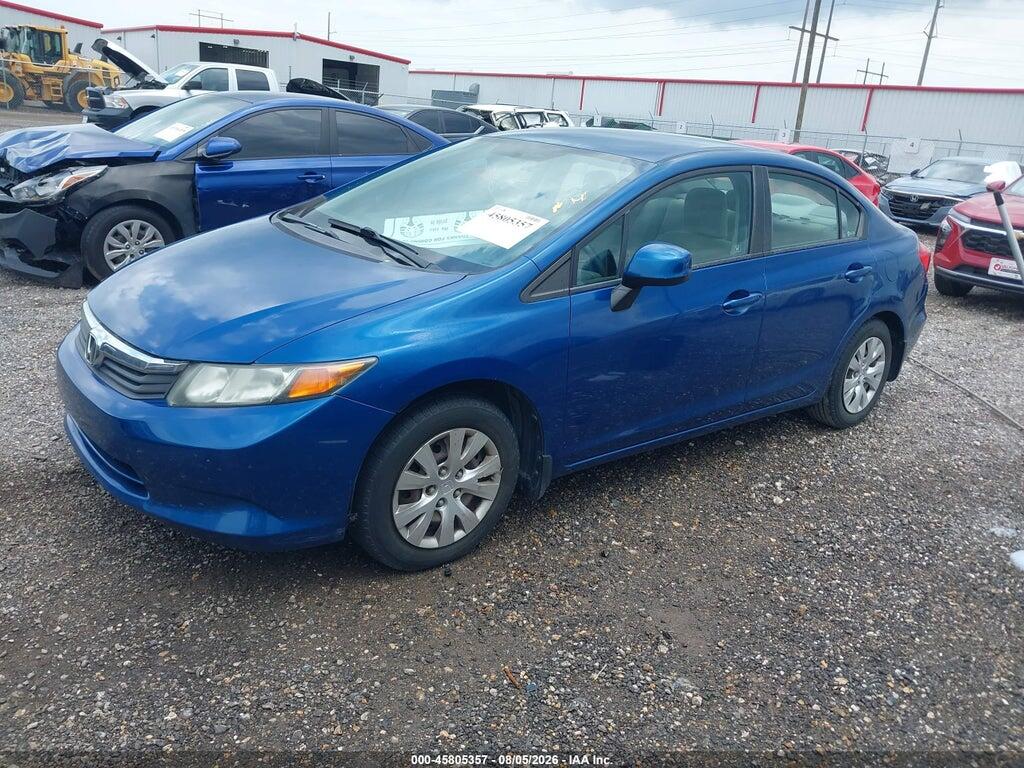 19XFB2F59CE044321 2012 HONDA CIVIC photo no. 2