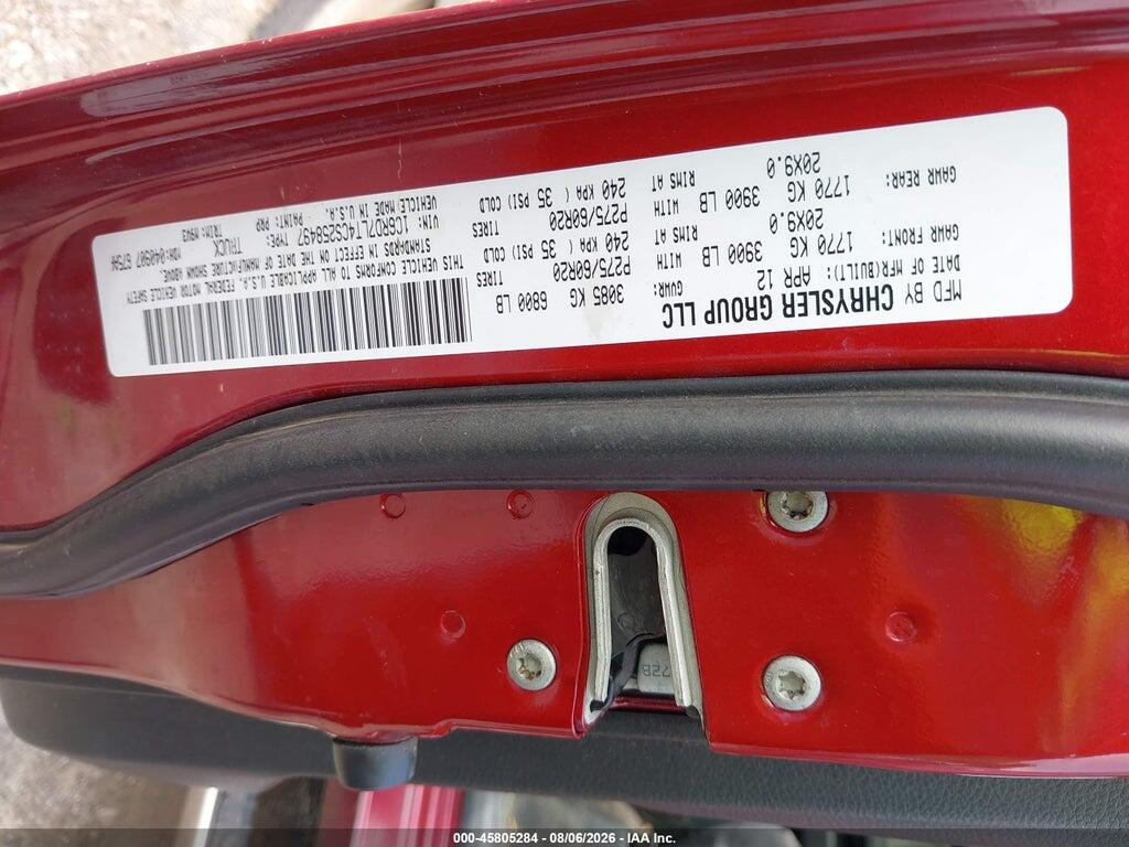1C6RD7LT4CS258497 2012 RAM 1500 photo no. 9