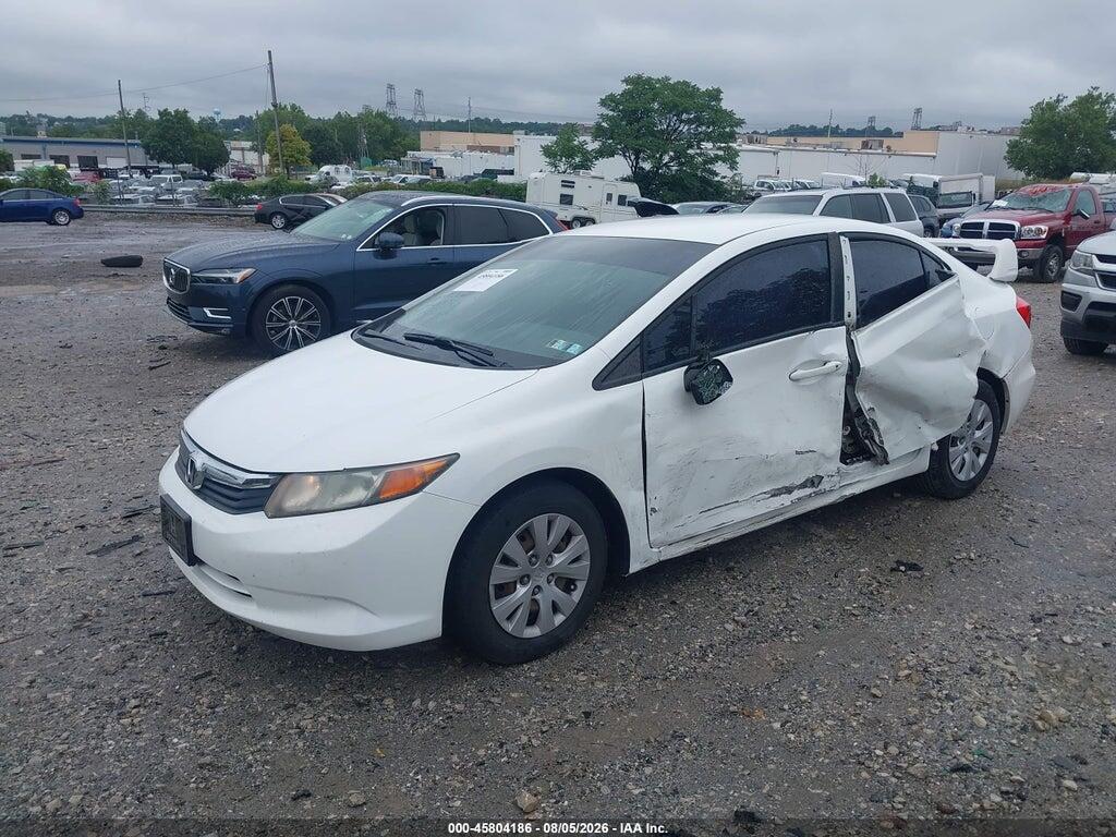 2HGFB2F59CH331745 2012 HONDA CIVIC photo no. 2