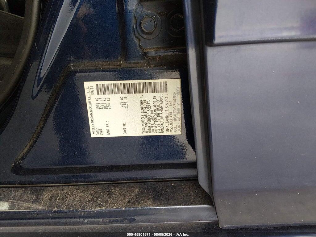 1N4AL2AP8CC155701 2012 NISSAN ALTIMA photo no. 9