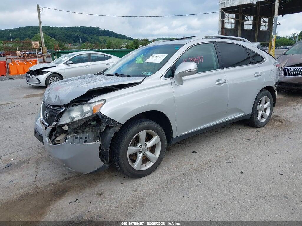 2T2BK1BA9CC149432 2012 LEXUS RX 350 photo no. 2