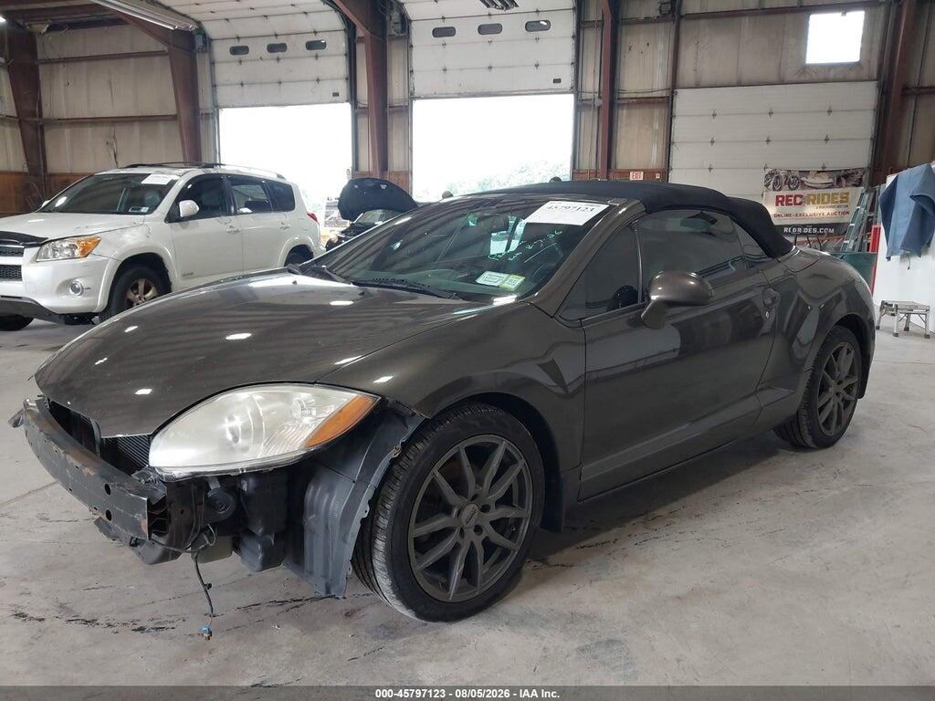 4A37L5EF1CE001663 2012 MITSUBISHI ECLIPSE SPYDER photo no. 2