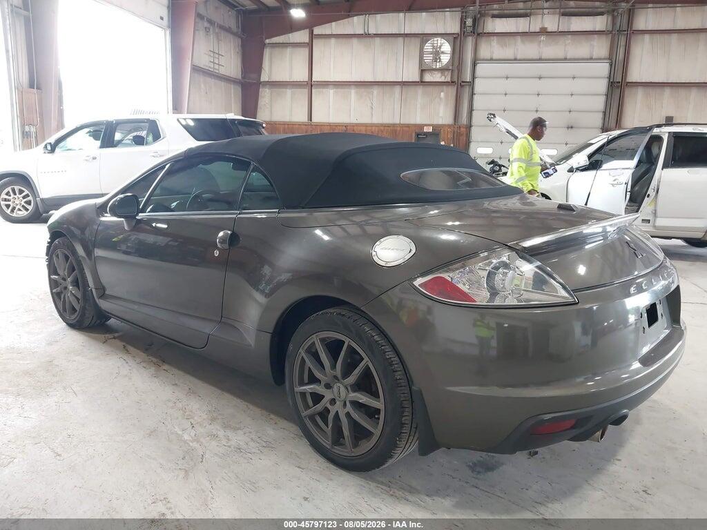 4A37L5EF1CE001663 2012 MITSUBISHI ECLIPSE SPYDER photo no. 3
