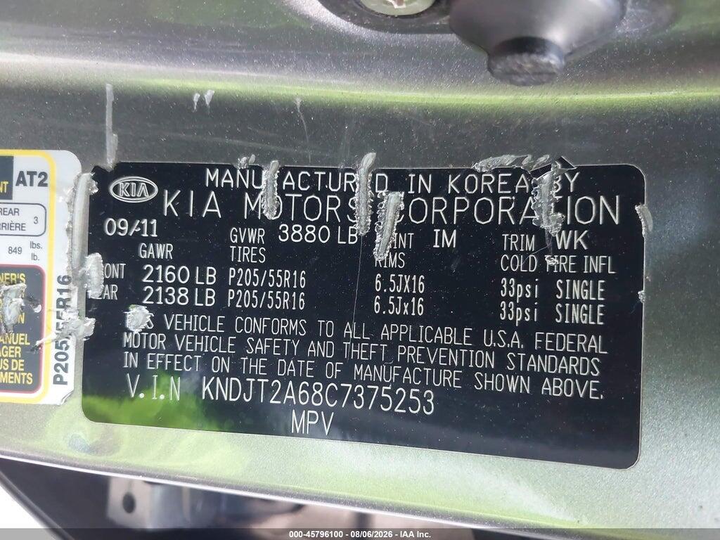 KNDJT2A68C7375253 2012 KIA SOUL photo no. 9