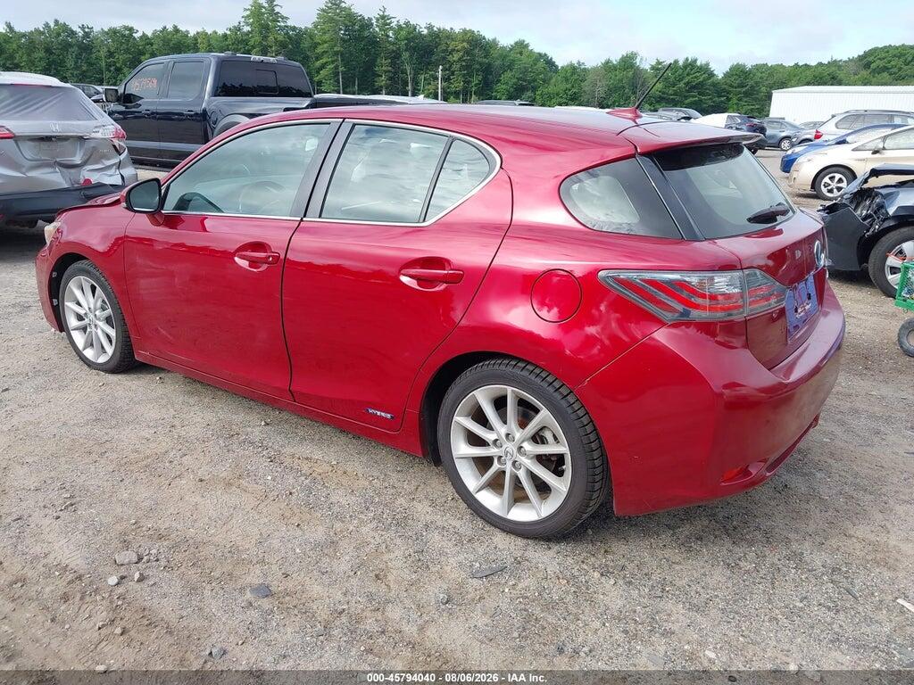 JTHKD5BH5C2082165 2012 LEXUS CT 200H photo no. 3