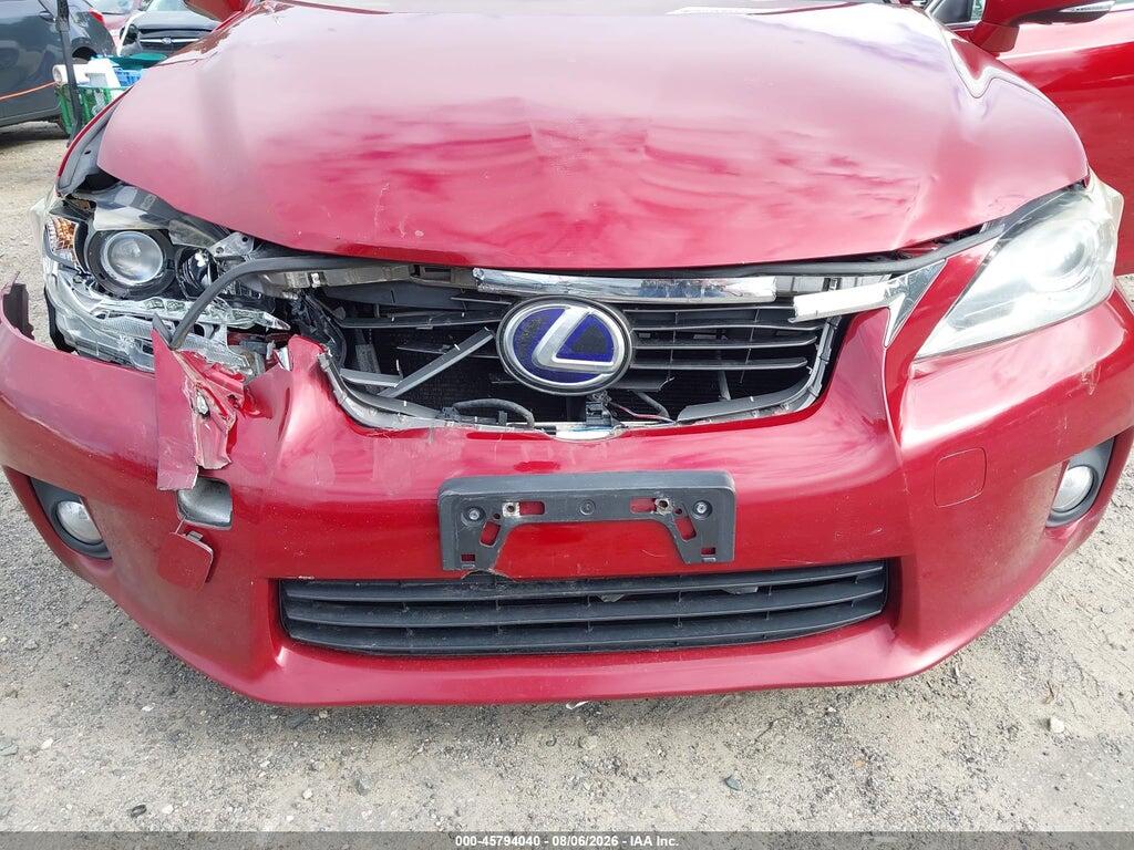 JTHKD5BH5C2082165 2012 LEXUS CT 200H photo no. 6