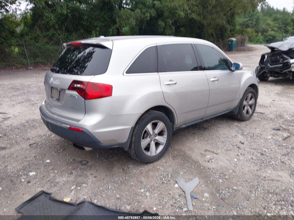 2HNYD2H2XCH508656 2012 ACURA MDX photo no. 4