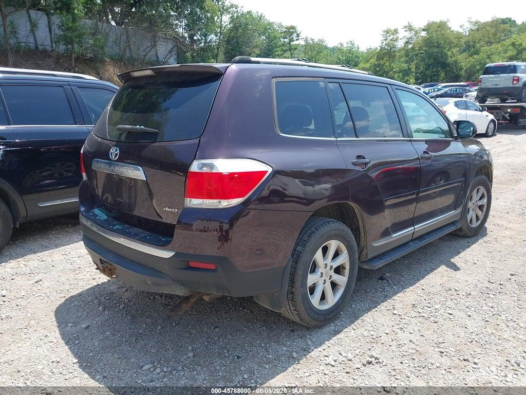 5TDBK3EH4CS154845 2012 TOYOTA HIGHLANDER photo no. 4