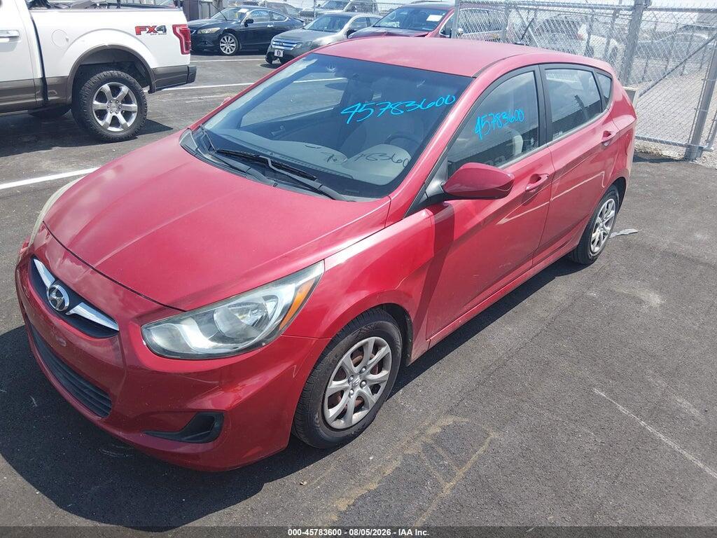KMHCT5AE7CU012229 2012 HYUNDAI ACCENT photo no. 2