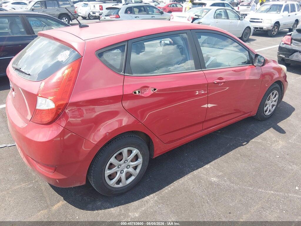 KMHCT5AE7CU012229 2012 HYUNDAI ACCENT photo no. 4