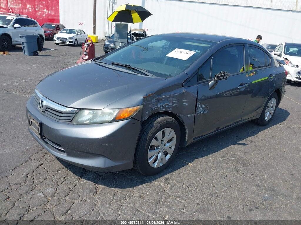 19XFB2F59CE008709 2012 HONDA CIVIC photo no. 2