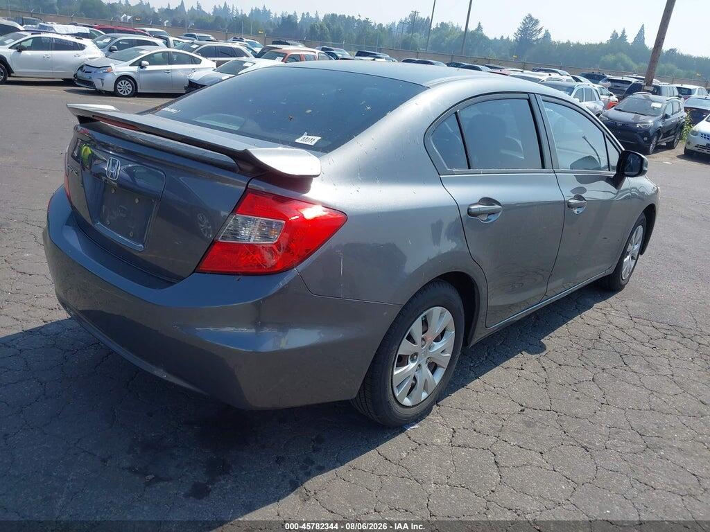 19XFB2F59CE008709 2012 HONDA CIVIC photo no. 4