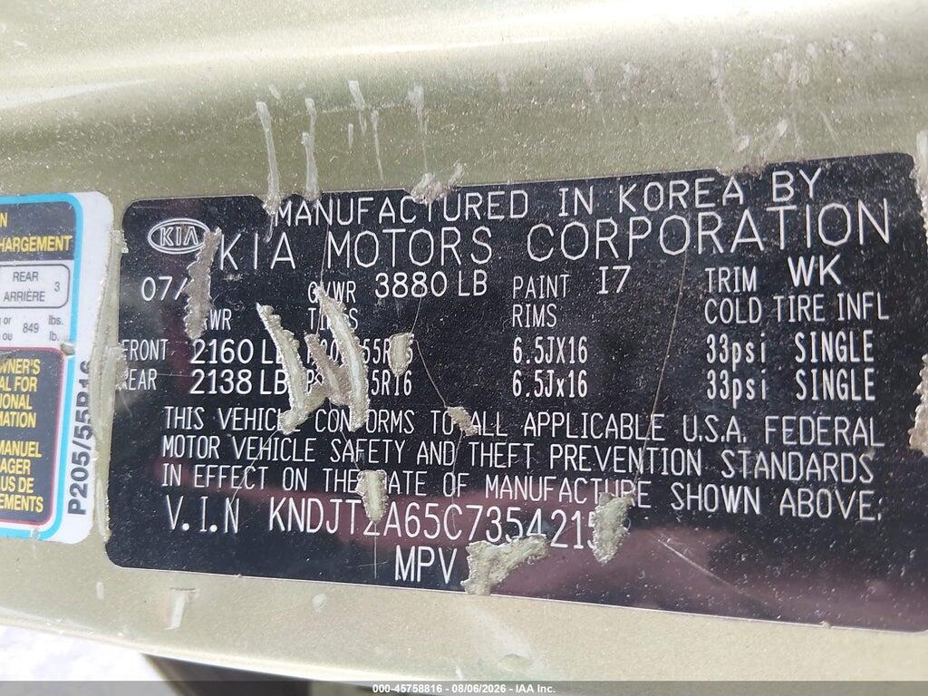 KNDJT2A65C7354215 2012 KIA SOUL photo no. 9