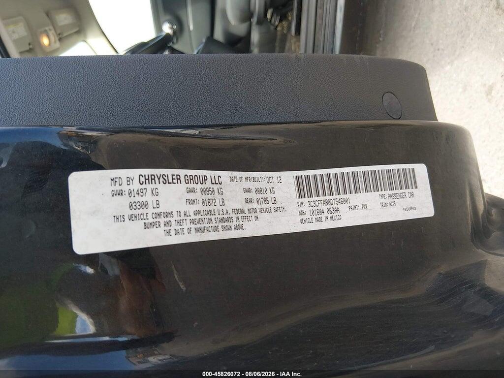 3C3CFFAR0DT546001 2013 FIAT 500 photo no. 9