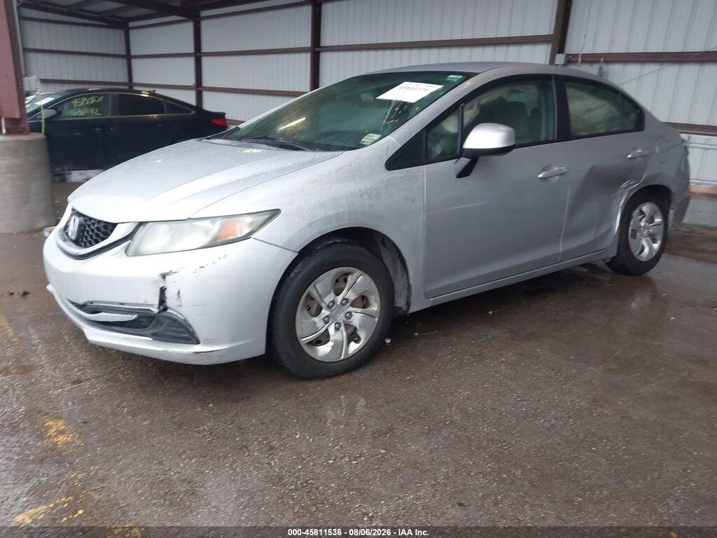 19XFB2F59DE027231 2013 HONDA CIVIC photo no. 2