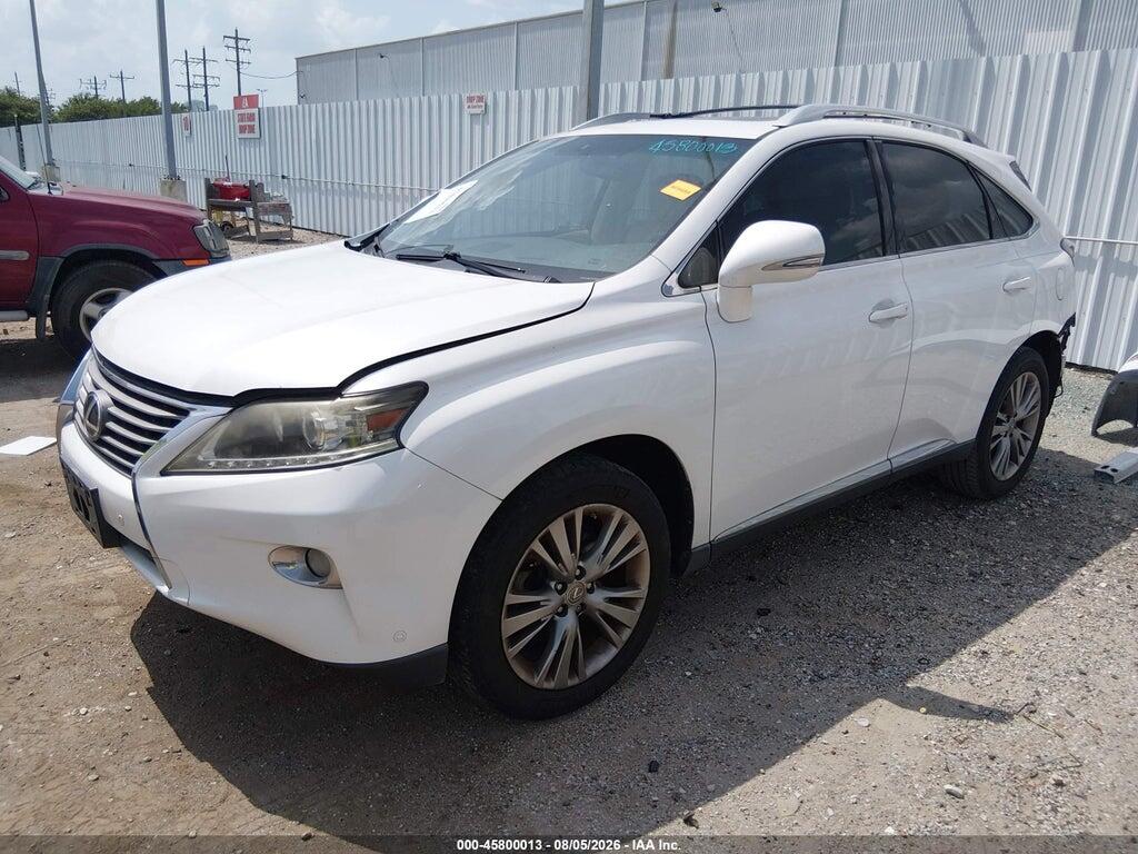 2T2ZK1BA1DC102928 2013 LEXUS RX 350 photo no. 2
