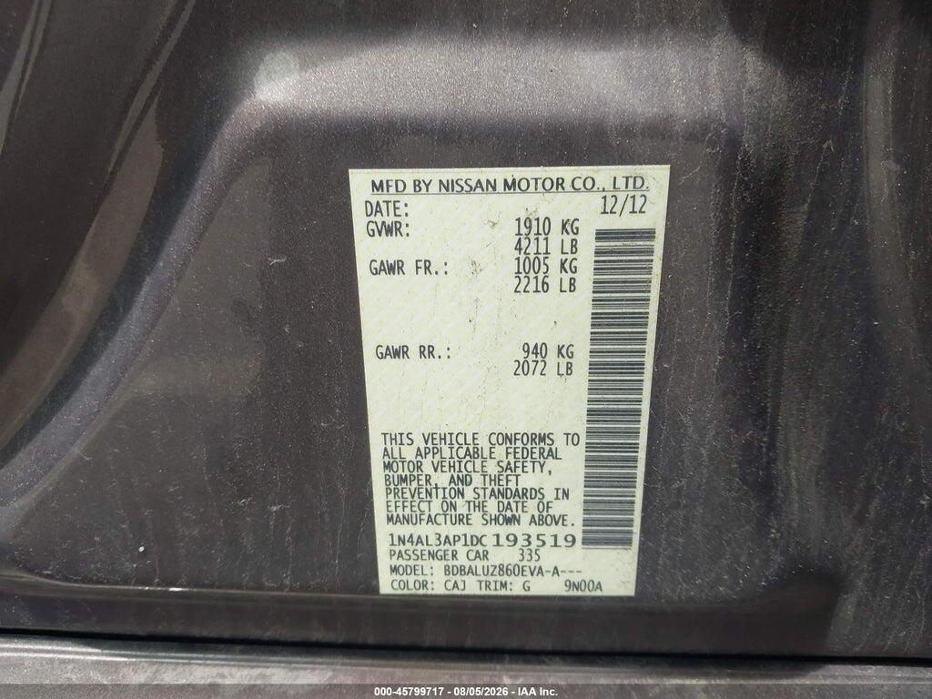 1N4AL3AP1DC193519 2013 NISSAN ALTIMA photo no. 9