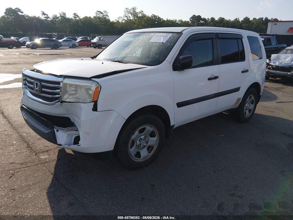 5FNYF3H24DB042834 2013 HONDA PILOT photo no. 2