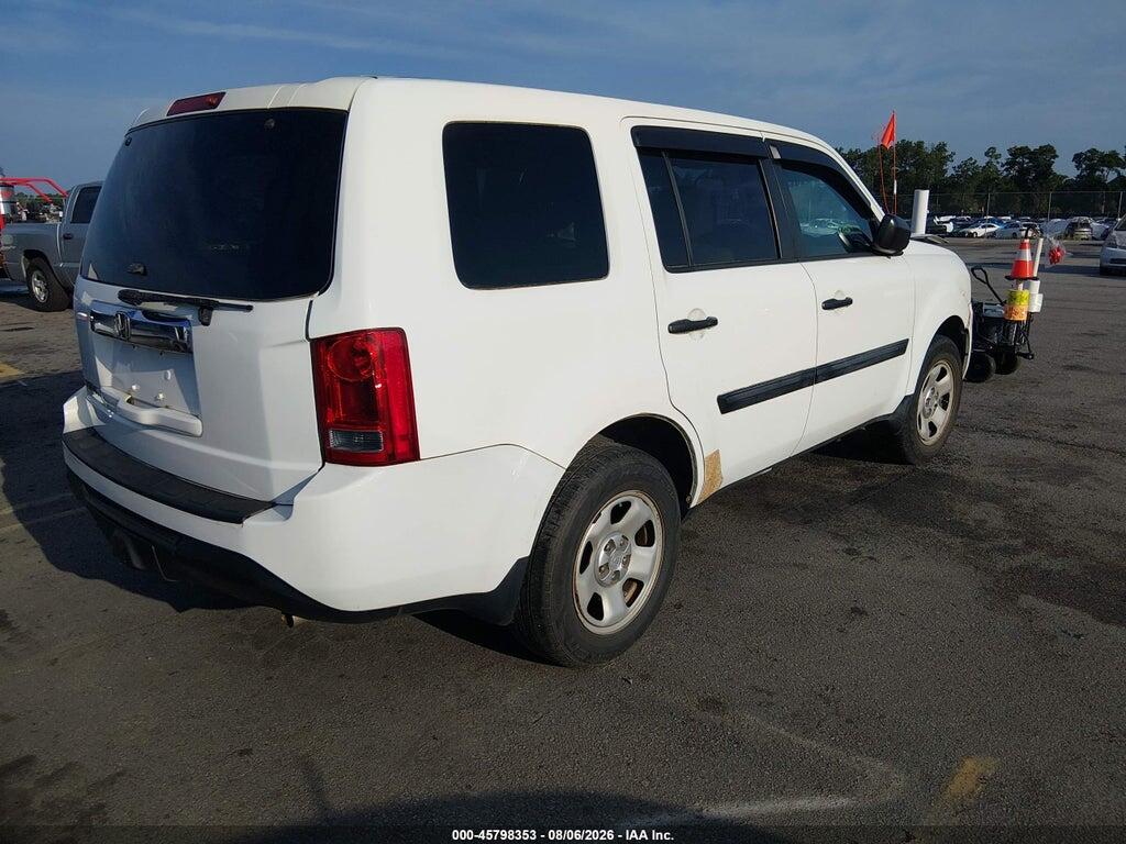 5FNYF3H24DB042834 2013 HONDA PILOT photo no. 4