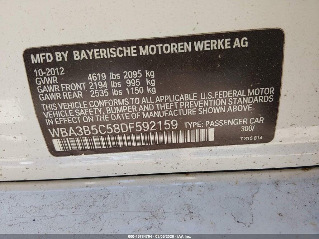 WBA3B5C58DF592159 2013 BMW 328I photo no. 9