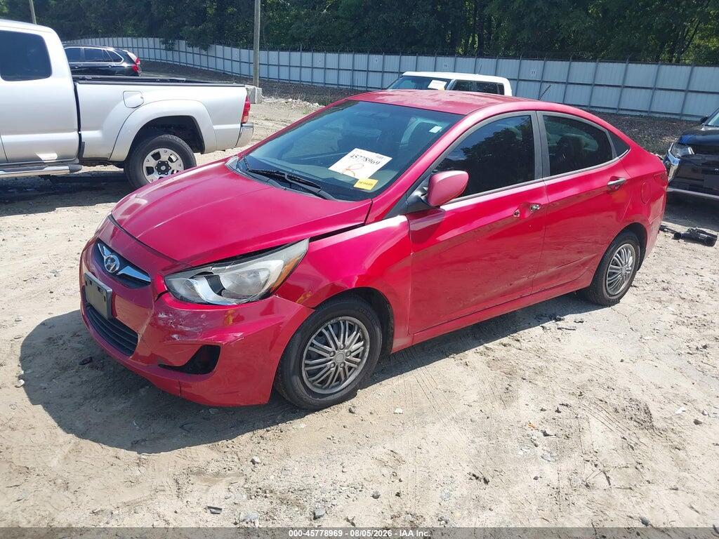 KMHCT4AE1DU424836 2013 HYUNDAI ACCENT photo no. 2